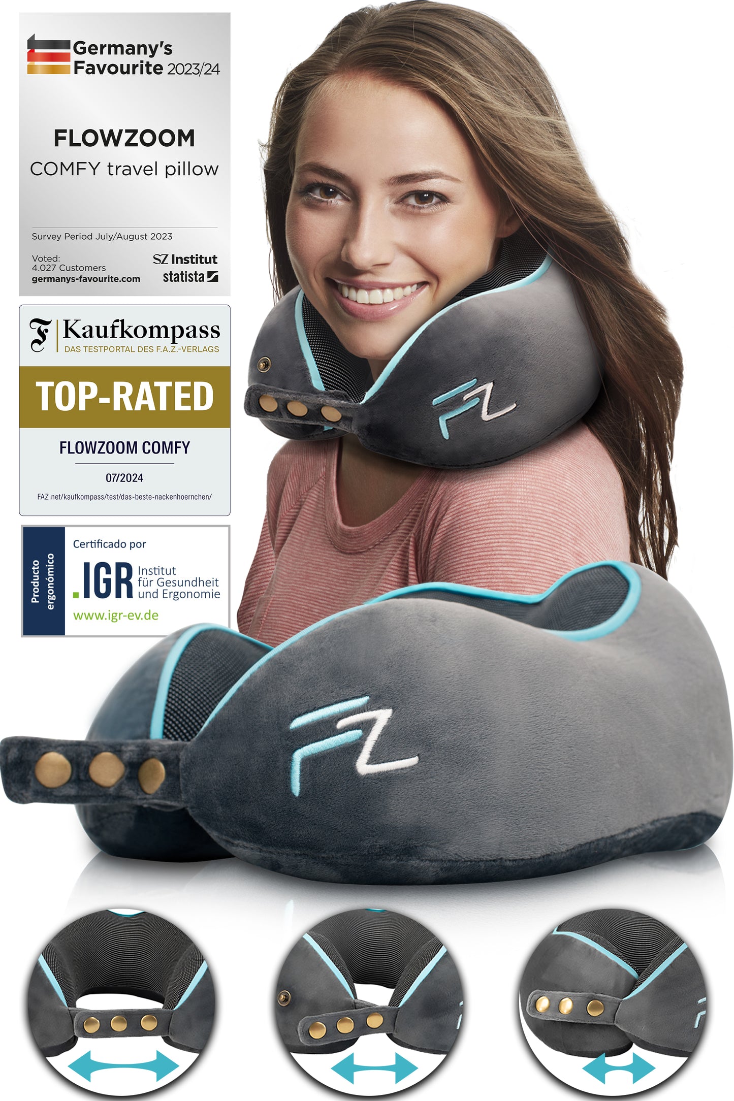COMFY Pillow FLOWZOOM