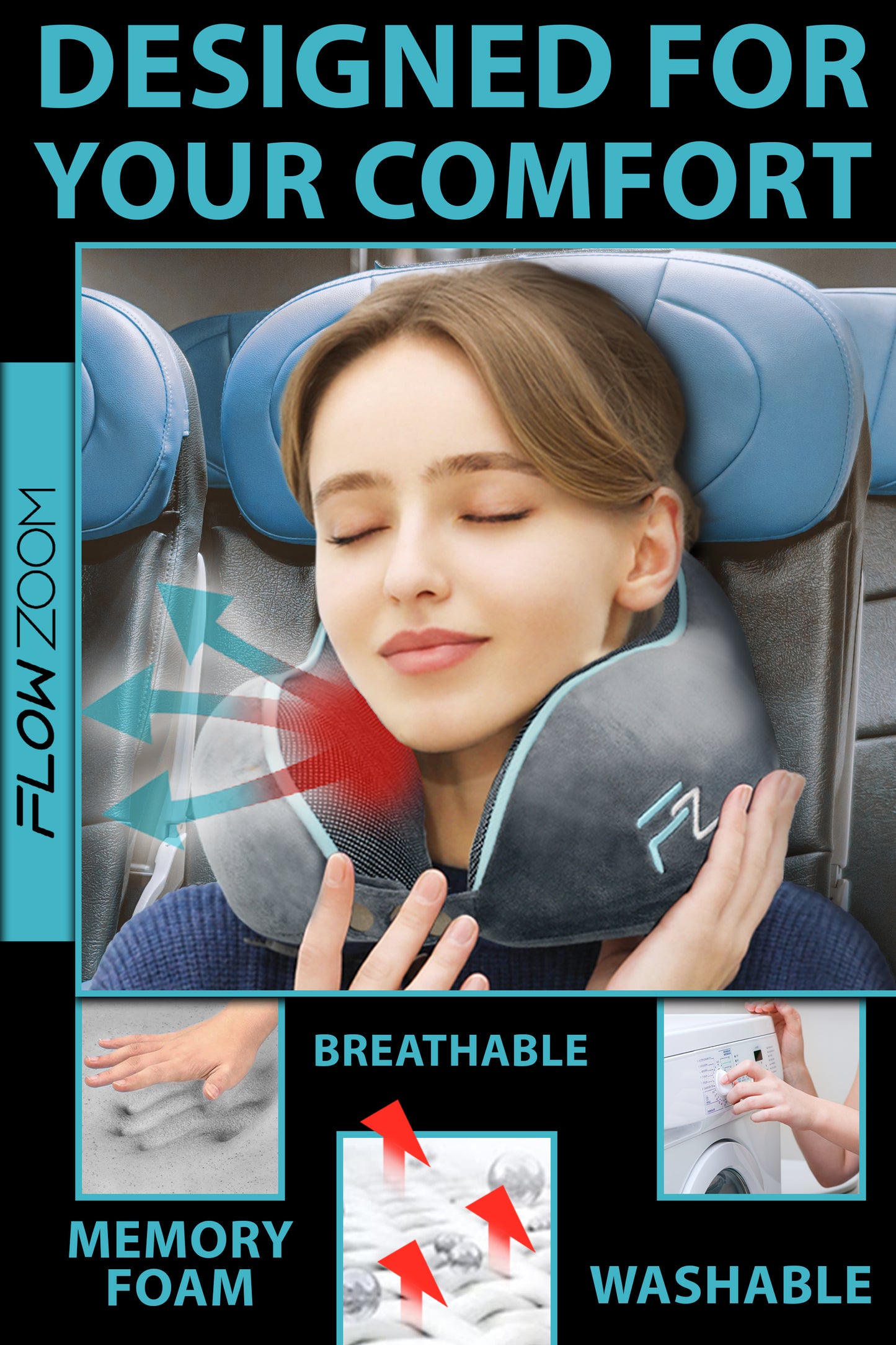 COMFY Pillow FLOWZOOM