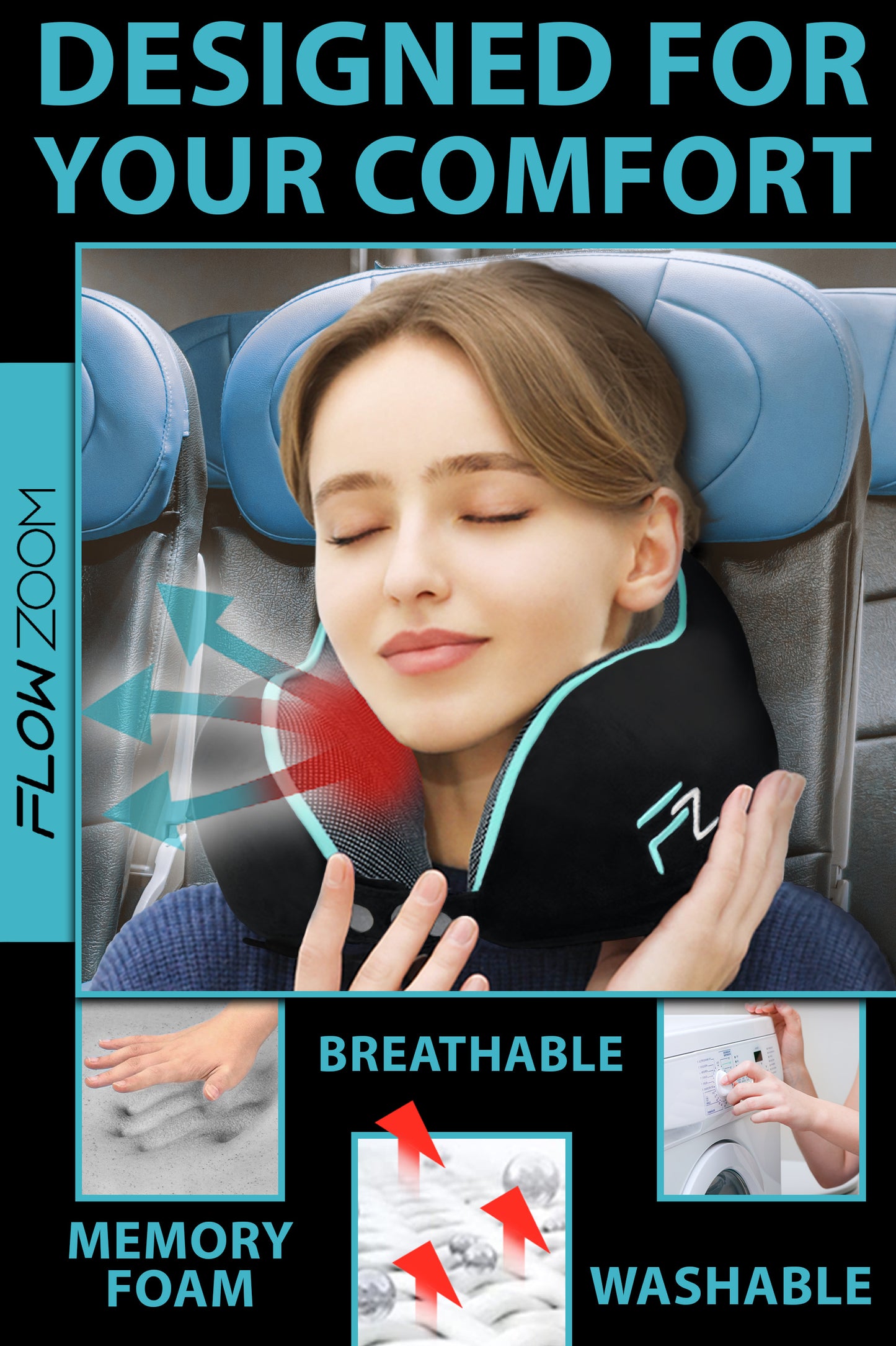 COMFY Pillow FLOWZOOM