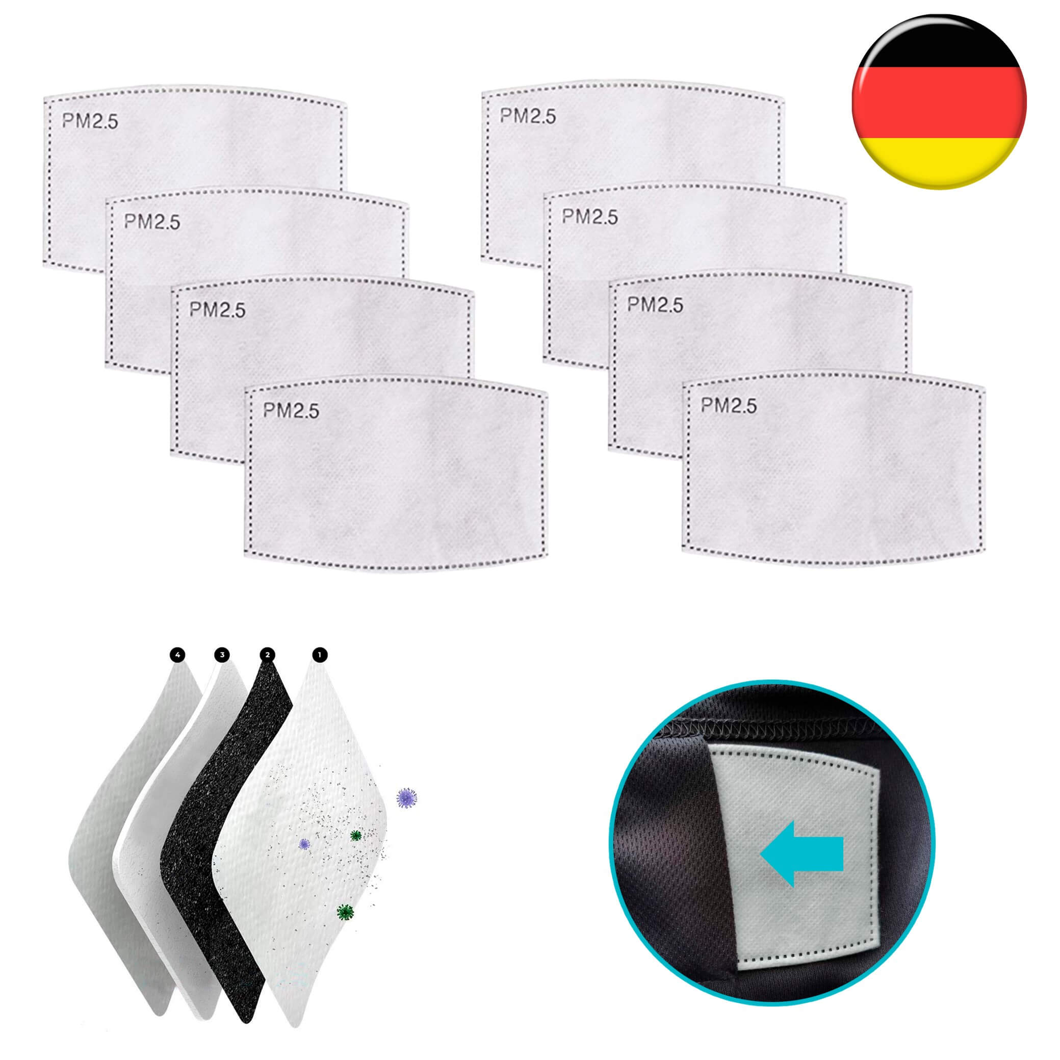 Filter for Cloth Mask (15 pcs.) FLOWZOOM