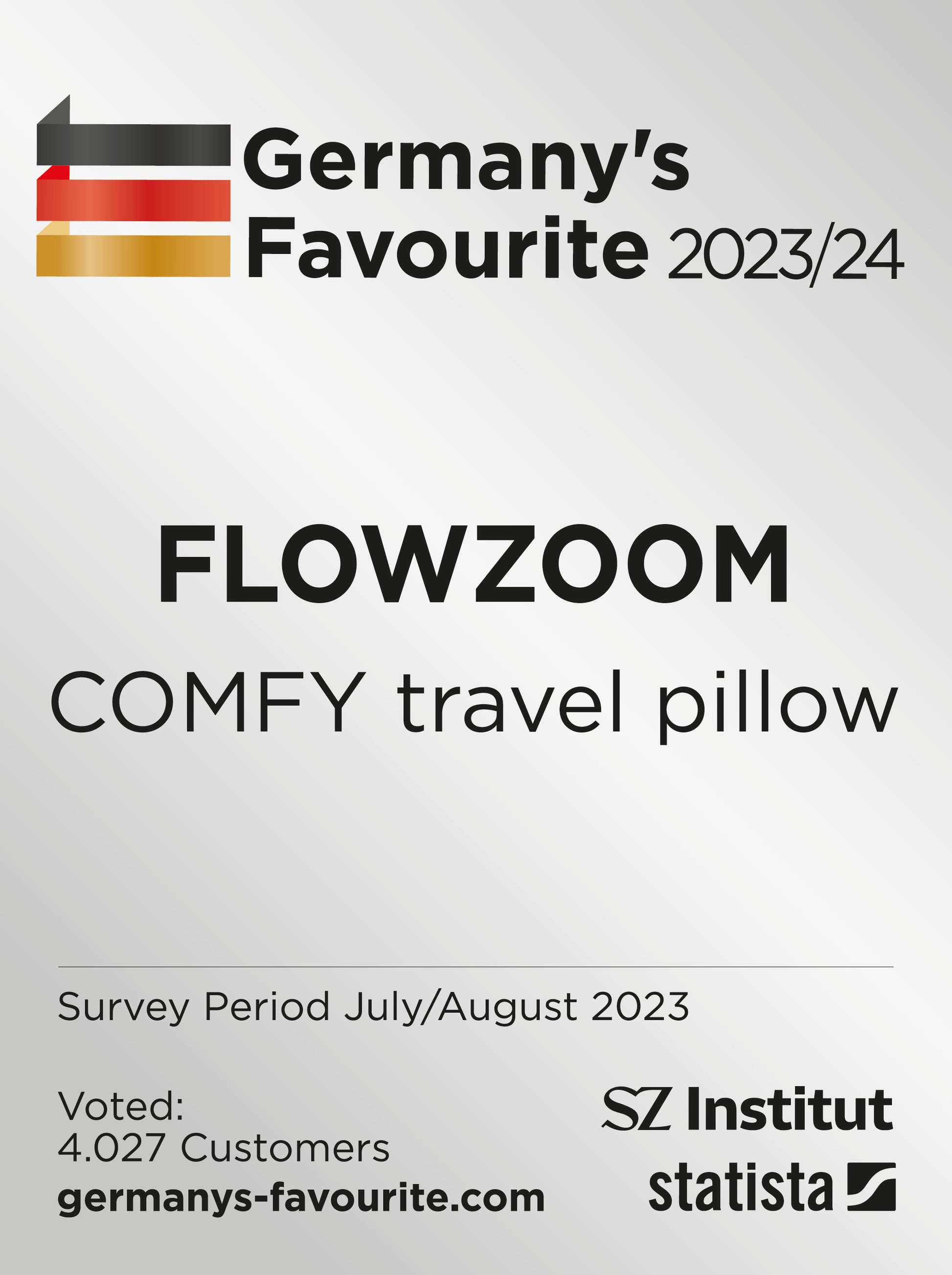 COMFY Reisekissen FLOWZOOM