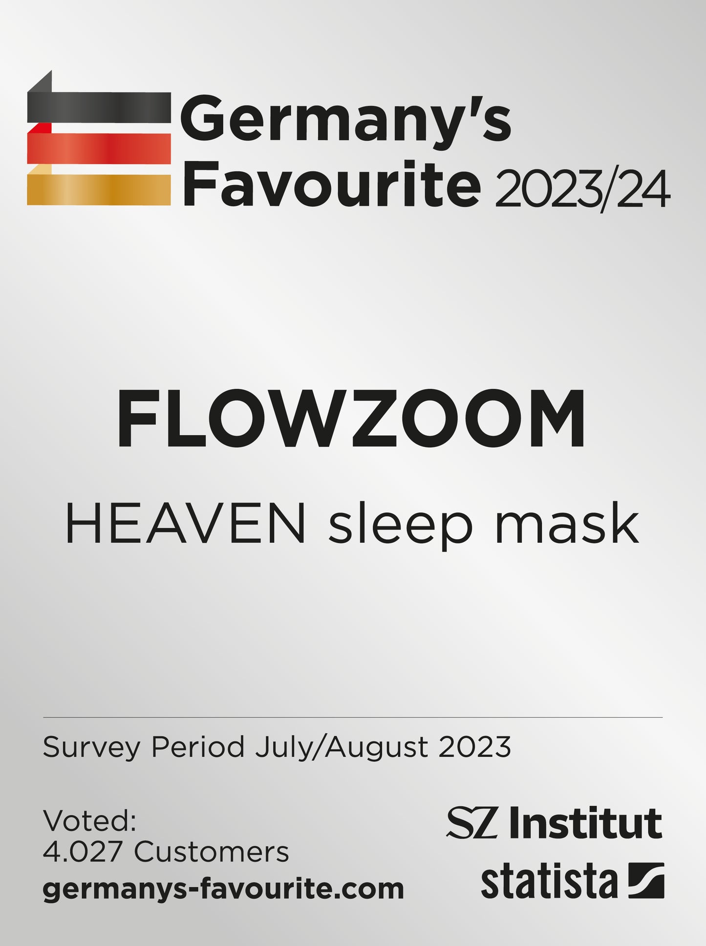 HEAVEN Sleep Mask for Sidesleepers