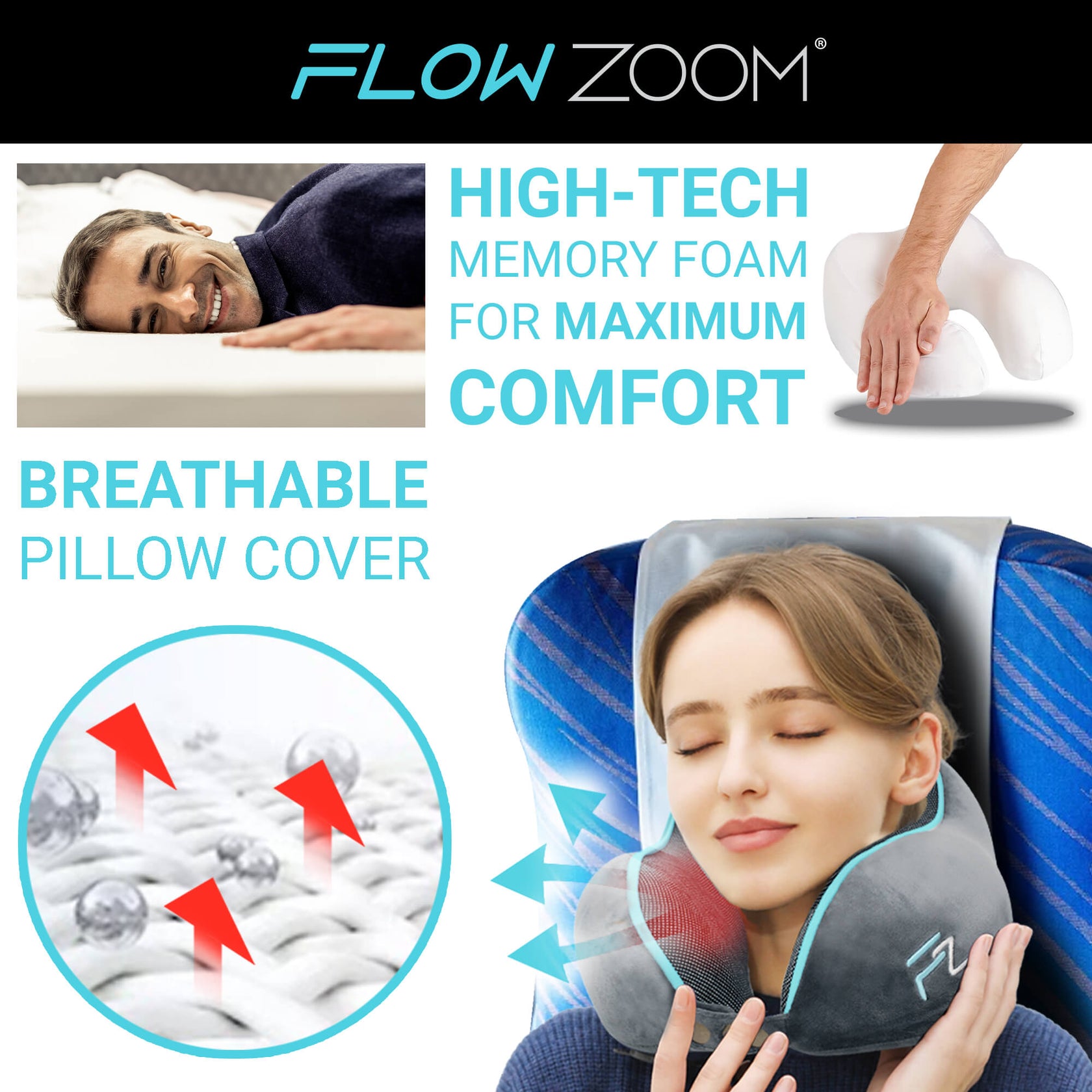 COMFY Pillow FLOWZOOM