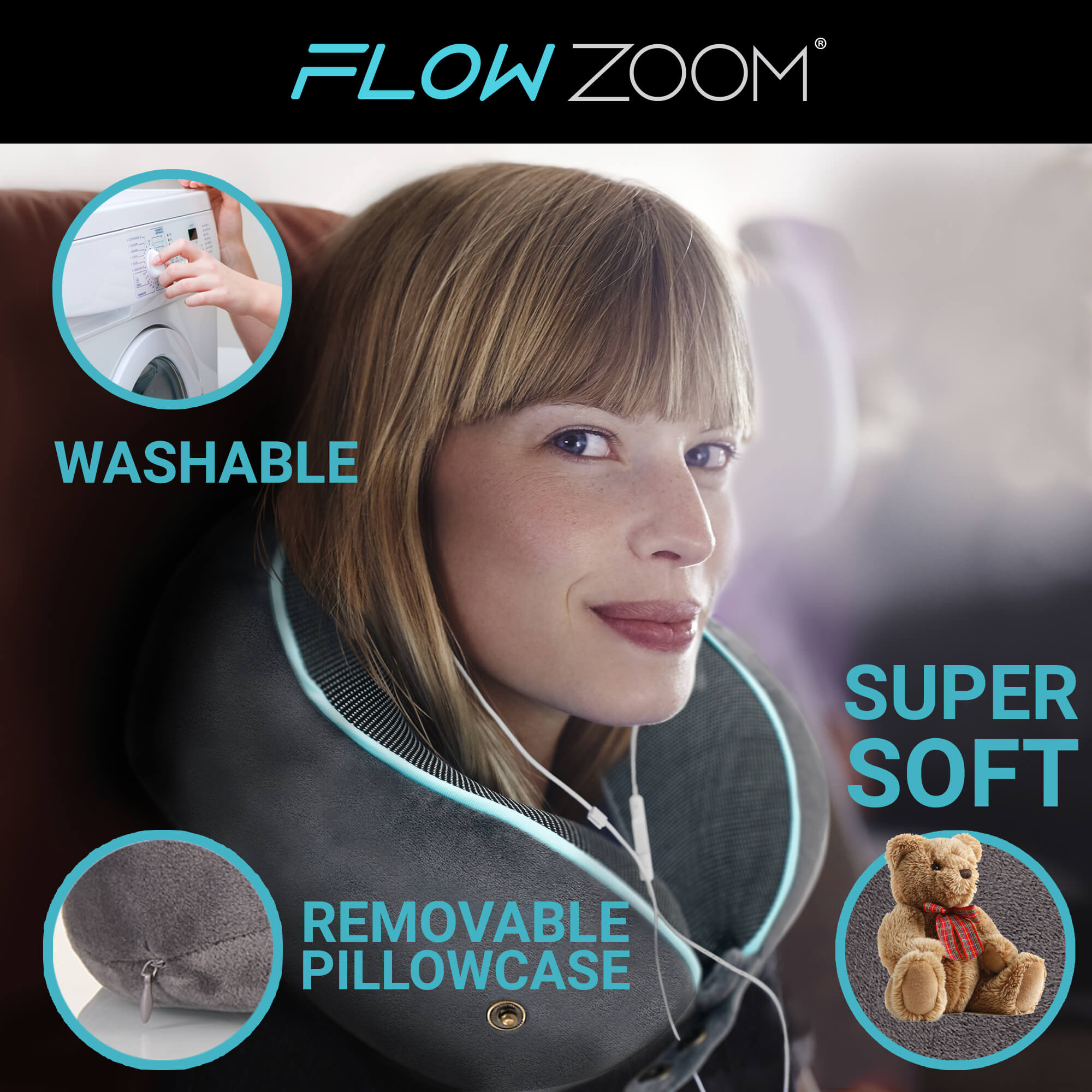 COMFY Pillow FLOWZOOM